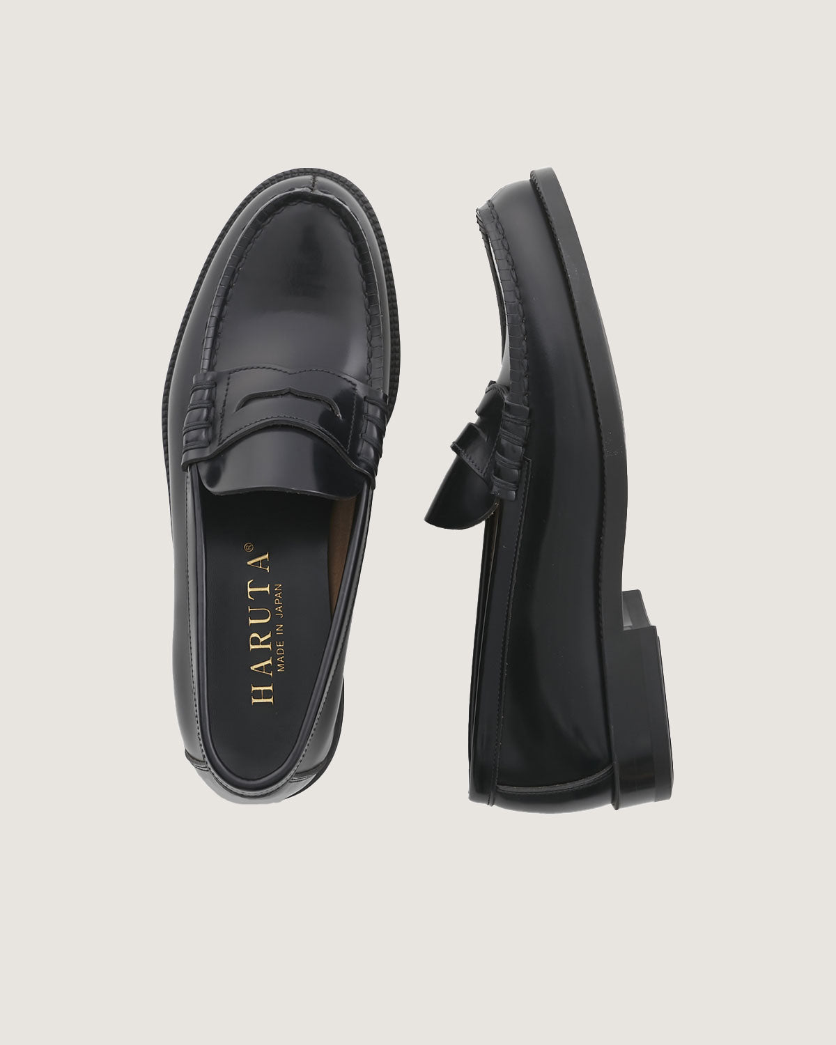 Haruta 906 Loafer – Black