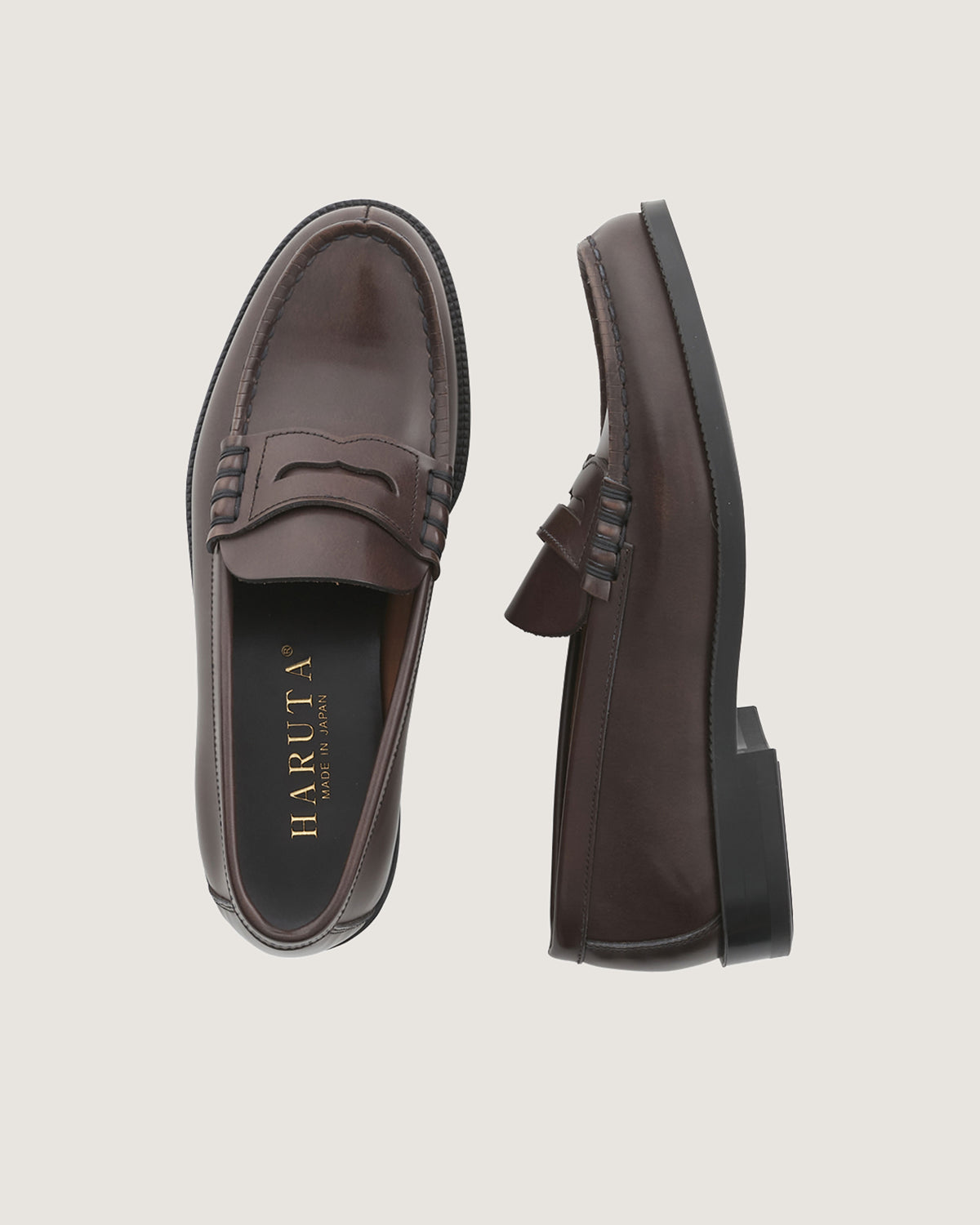 Haruta 906 Loafer – Brown